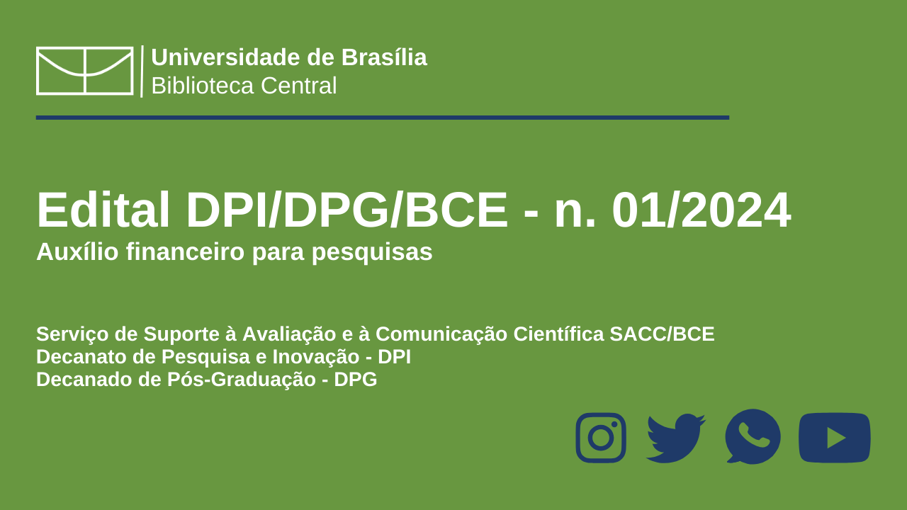 Edital DPI/DPG/BCE - n. 01/2024